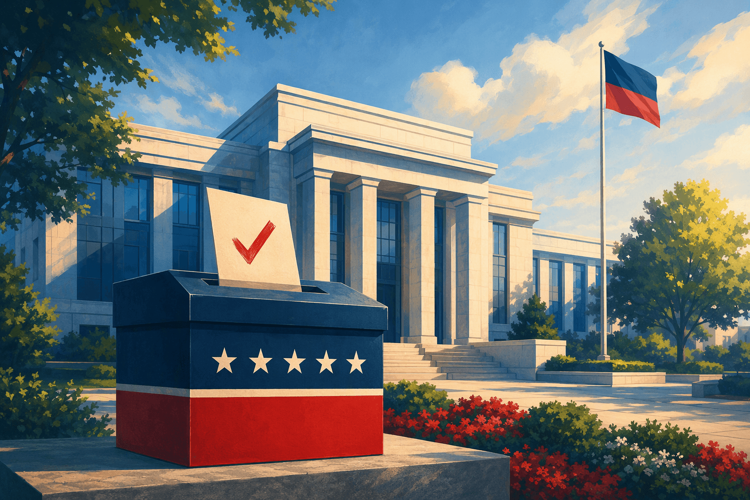 Voter registration - illustration, Jake Team LLC