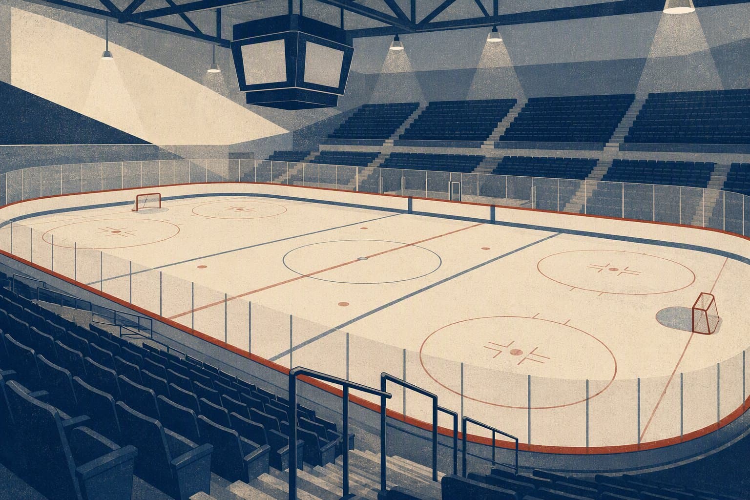 Hockey arena mood - illustration, Jake Team LLC