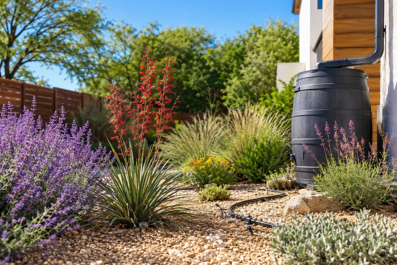 Water Conservation Garden - illustration, Jake Team LLC