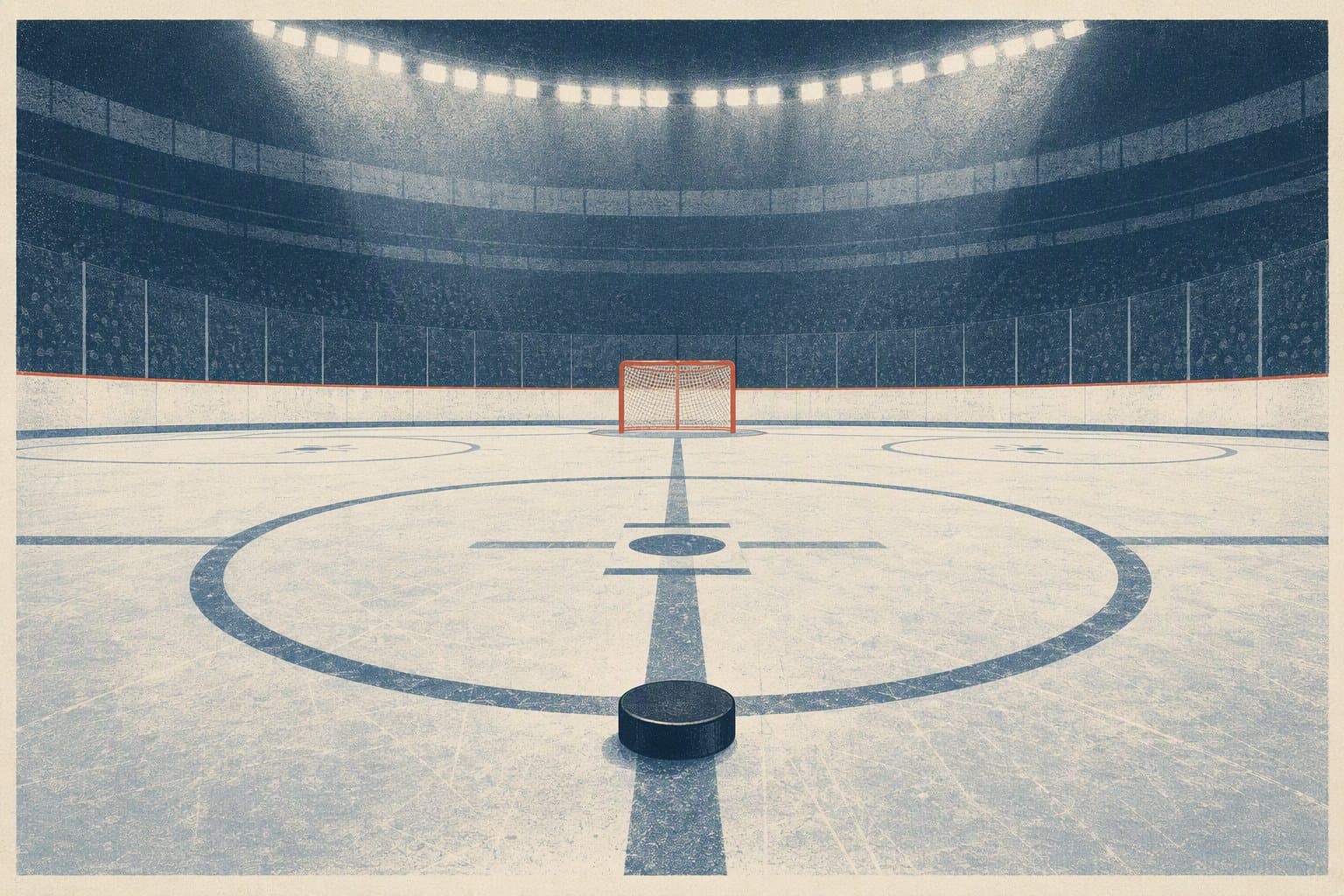 Hockey Shootout - illustration, Jake Team LLC