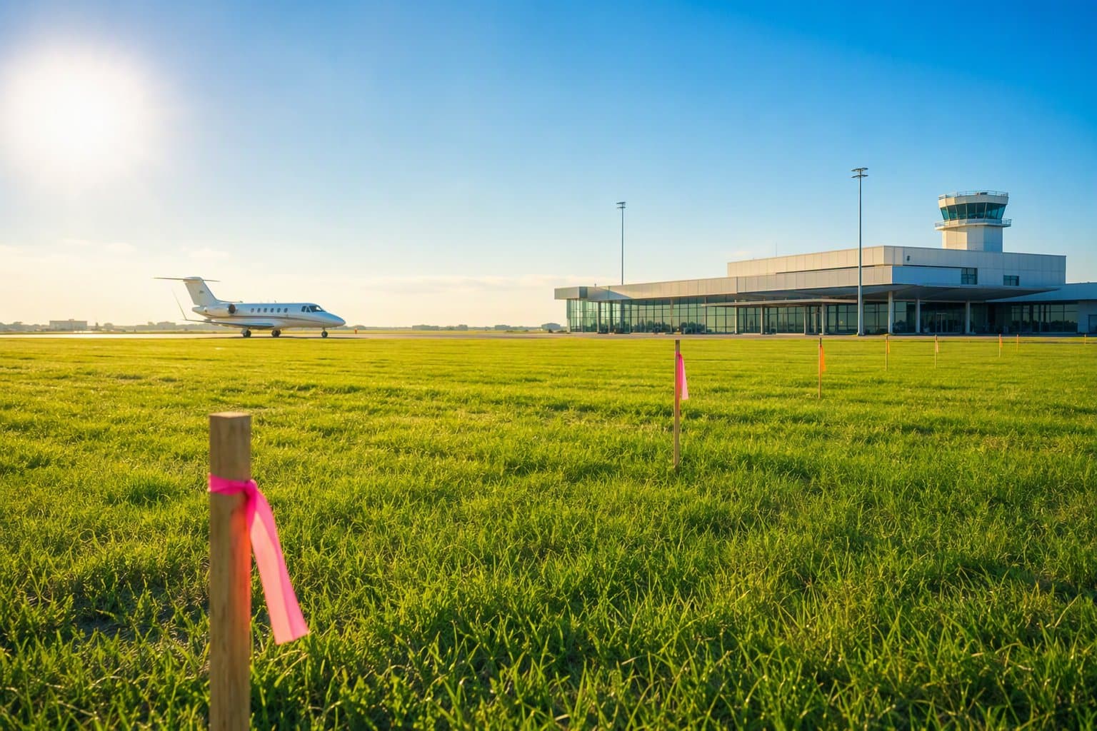 airport development plan - illustration, Jake Team LLC