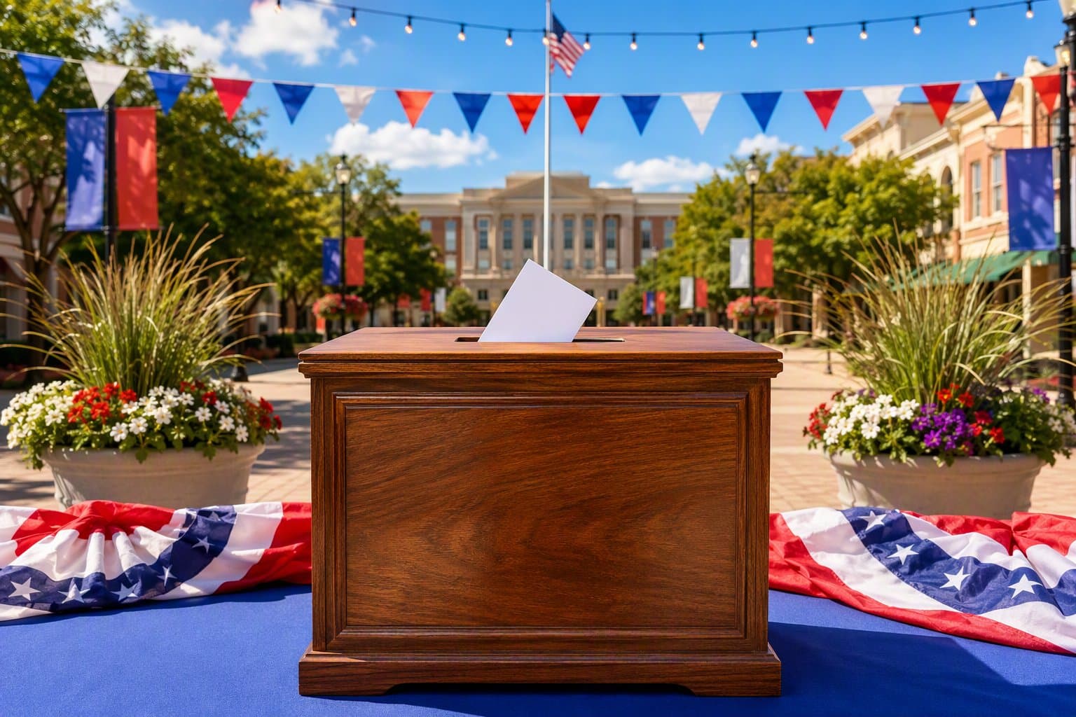 Community Voting Rally - illustration, Jake Team LLC