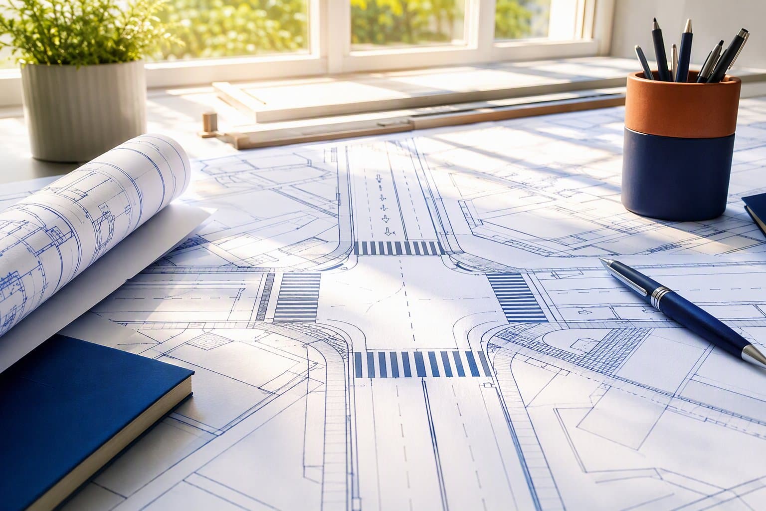 Street Design Blueprints - illustration, Jake Team LLC