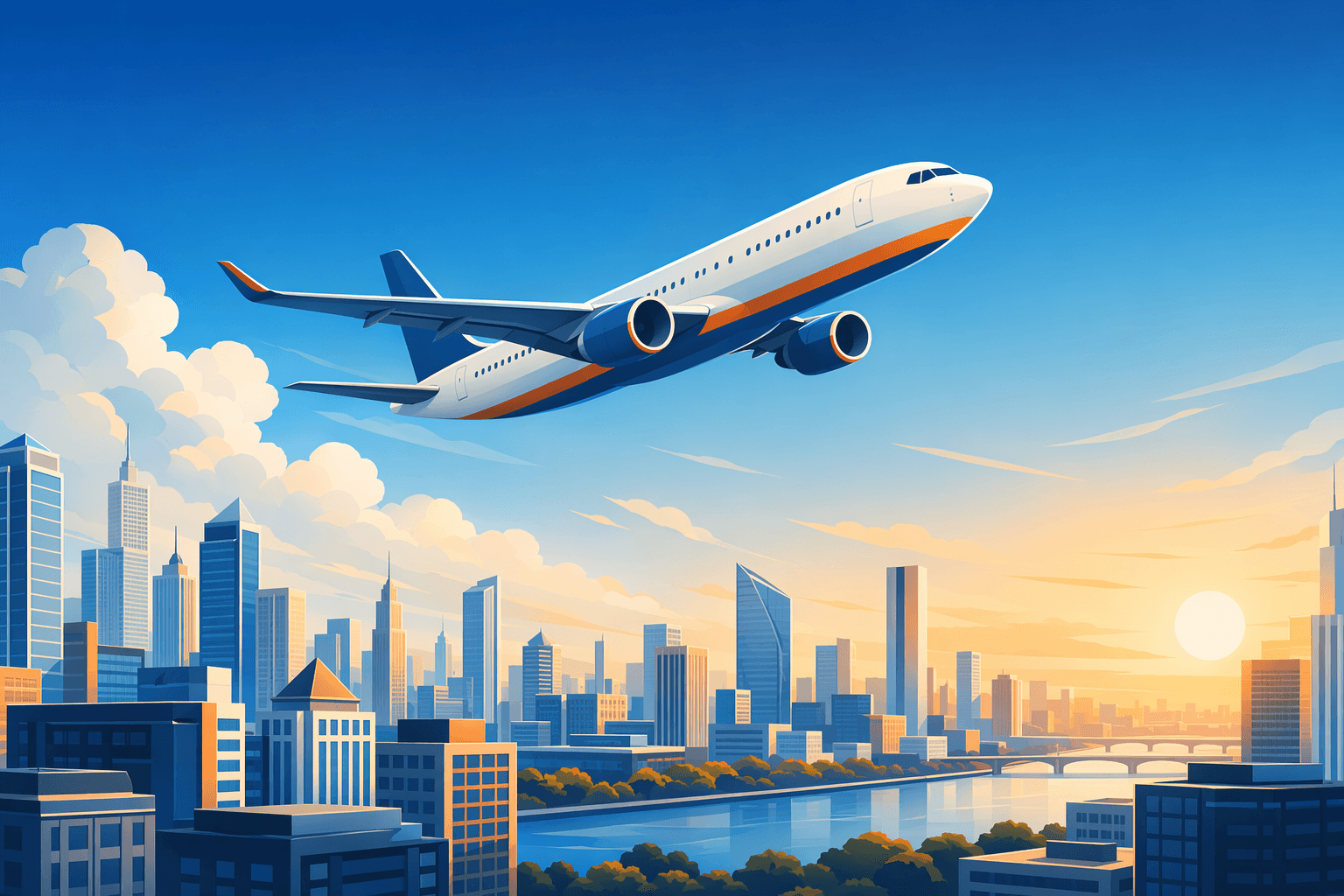 Airline industry - illustration, Jake Team LLC