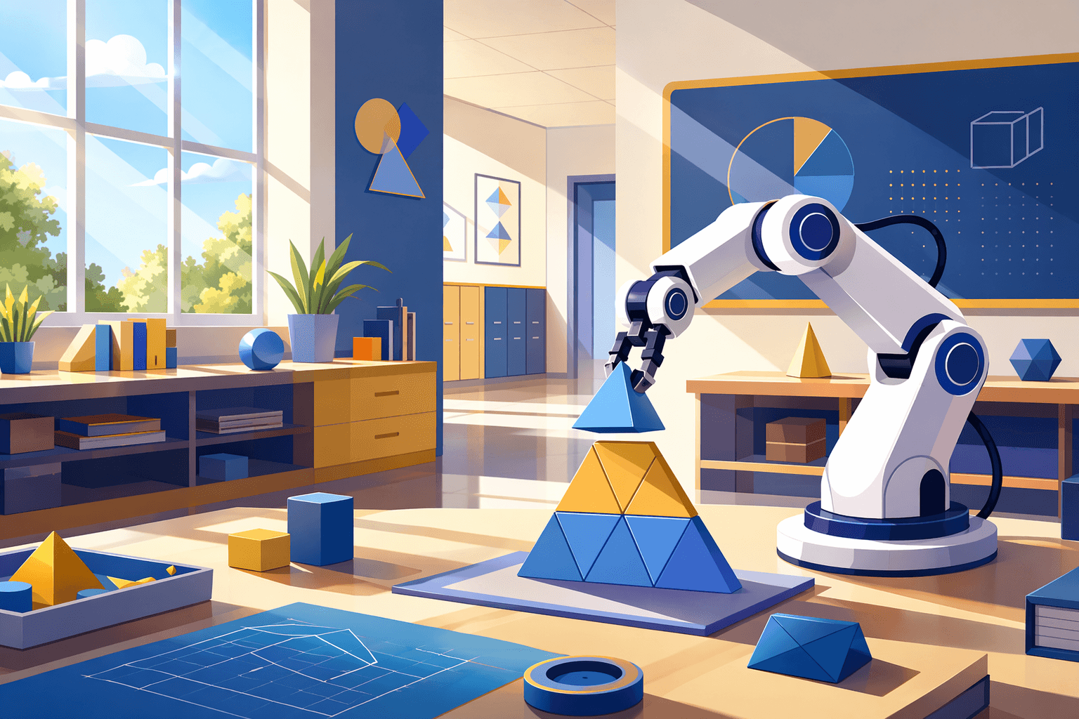 Robotics education - illustration, Jake Team LLC