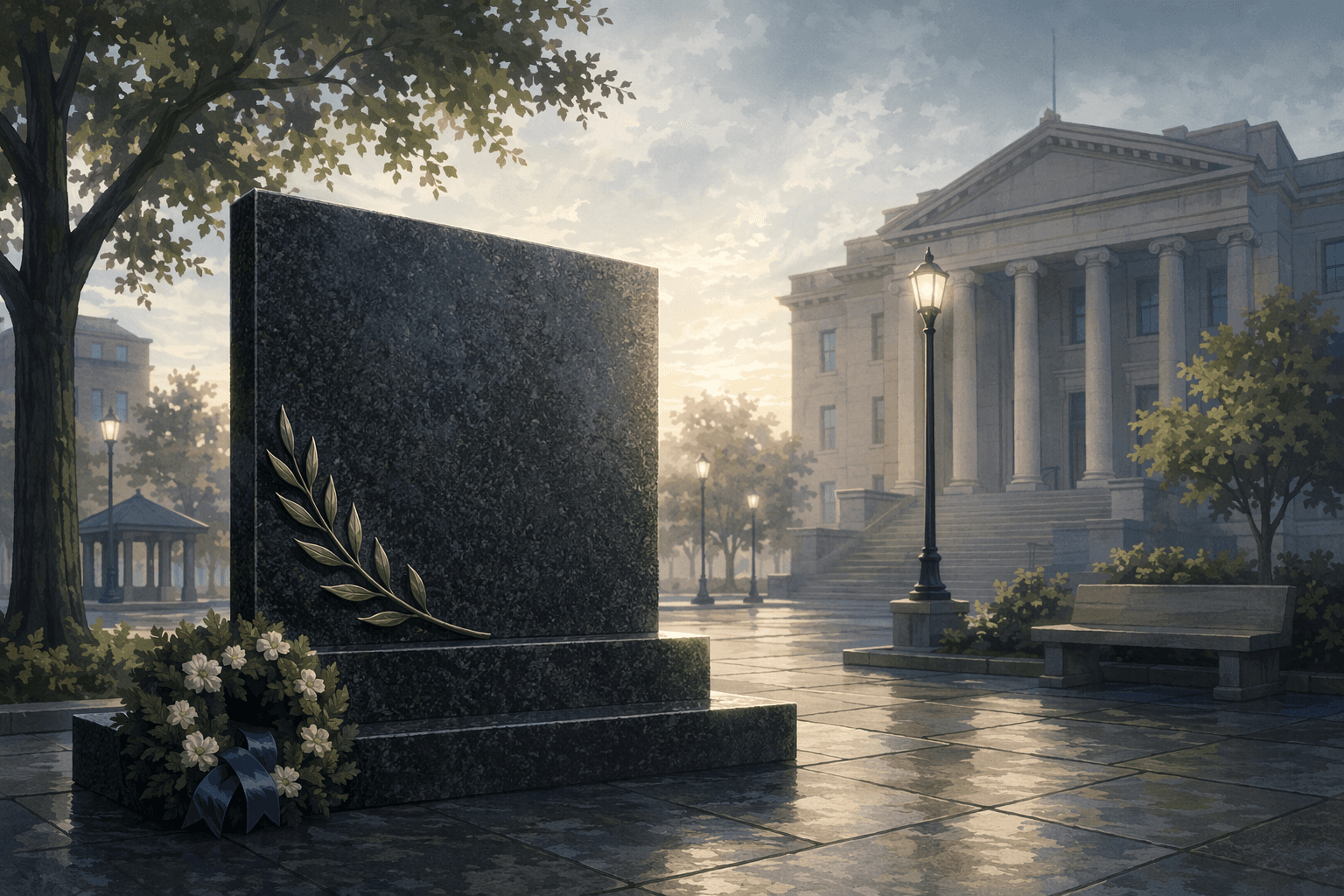 Police memorial - illustration, Jake Team LLC