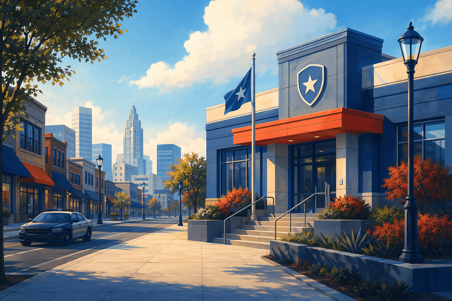 Downtown safety - illustration, Jake Team LLC