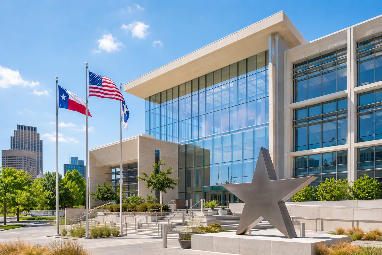 Dallas City Hall - illustration, Jake Team LLC