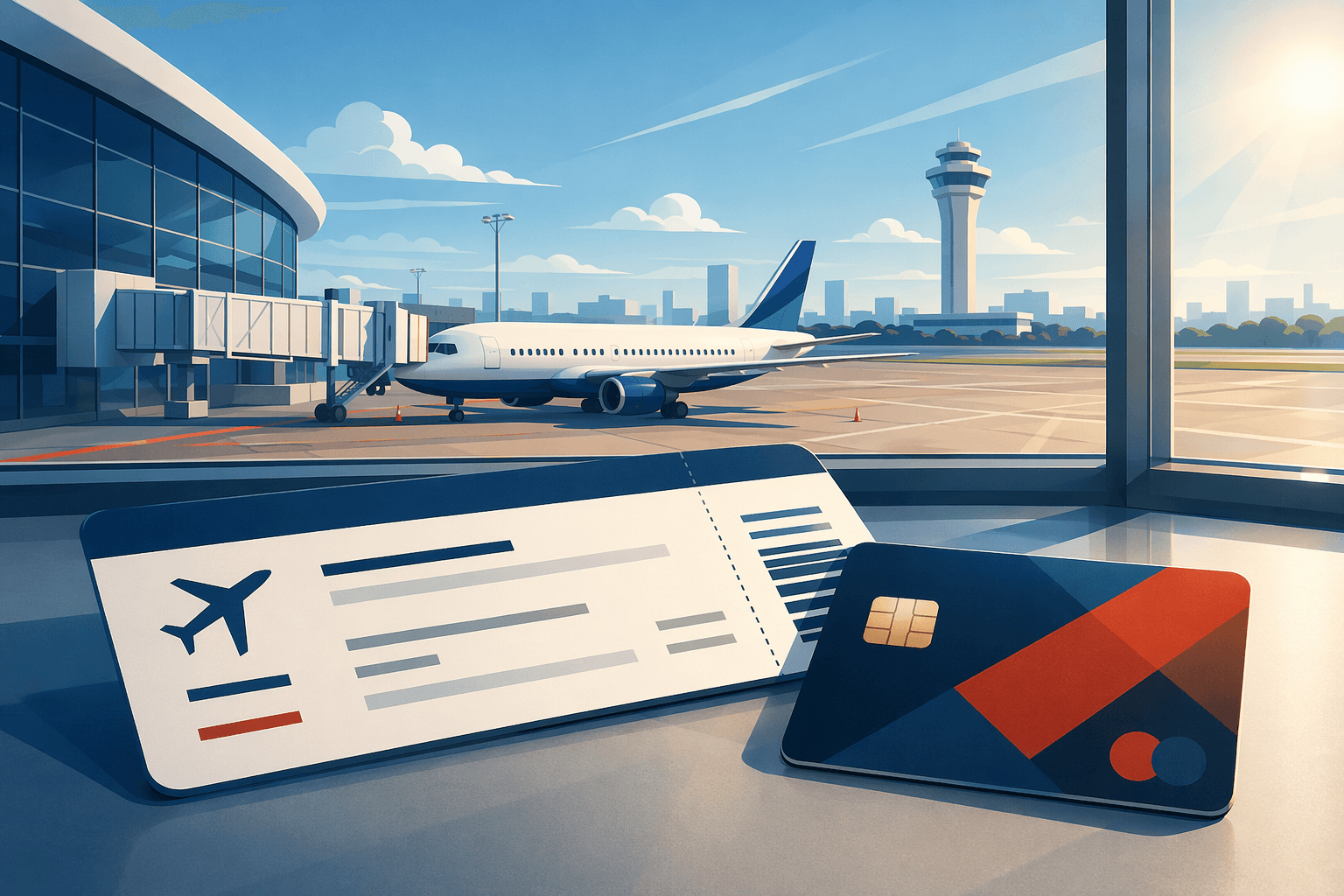 Air Travel Finance - illustration, Jake Team LLC