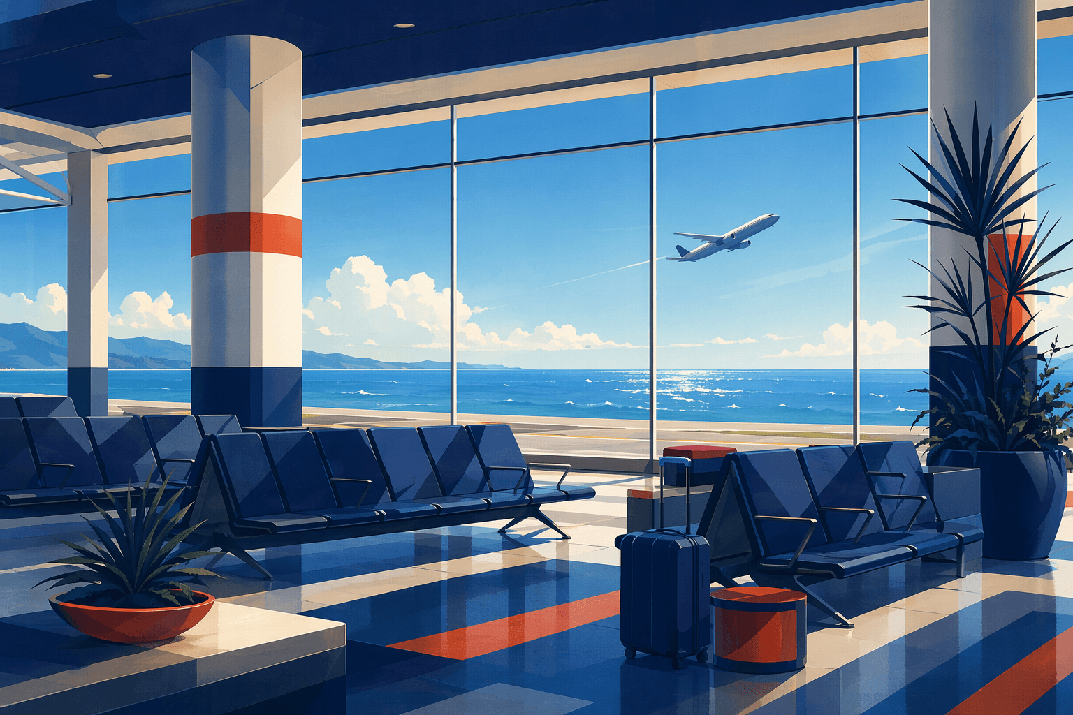Pacific Air Travel Partnership - illustration, Jake Team LLC
