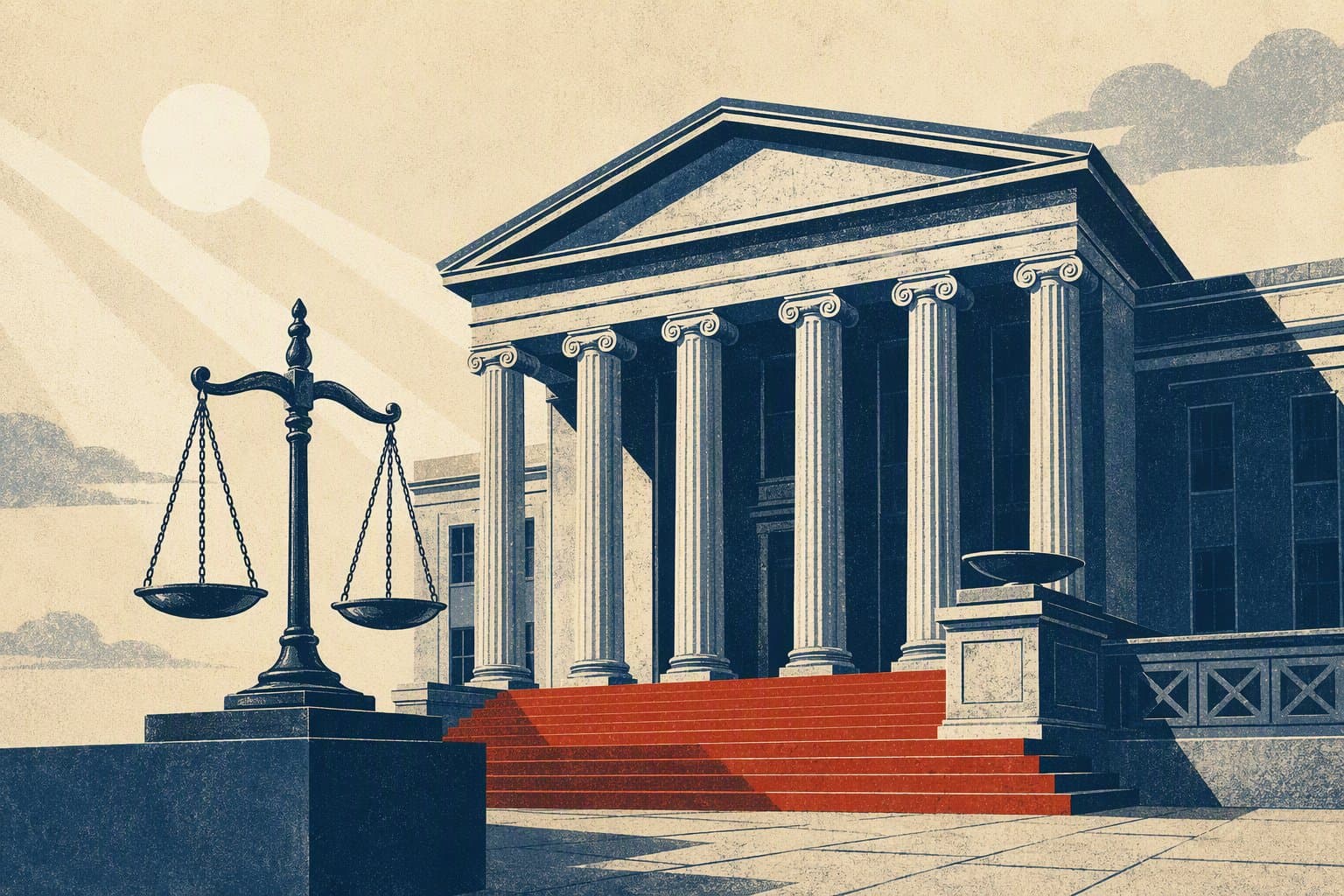 Federal Justice - illustration, Jake Team LLC