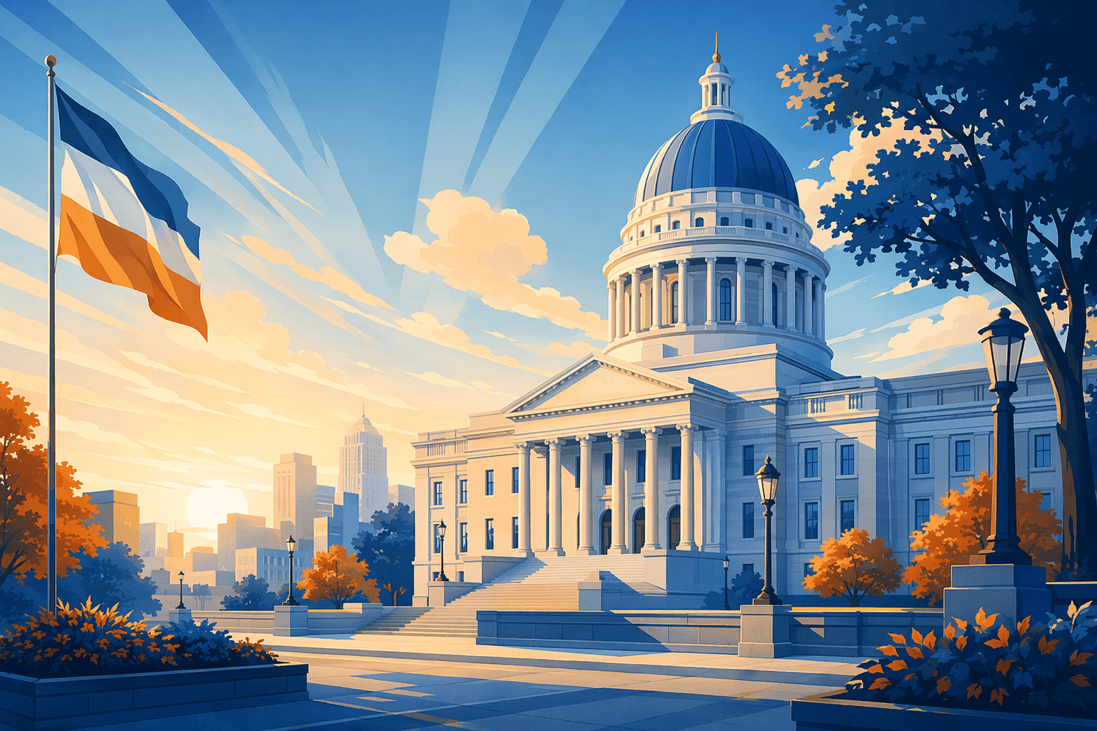 Mayoral Campaign Launch - illustration, Jake Team LLC