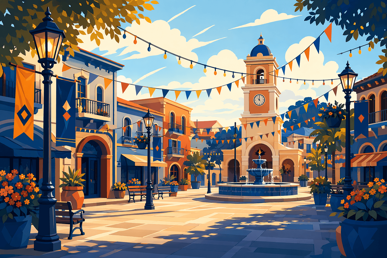 Community Festival Return - illustration, Jake Team LLC