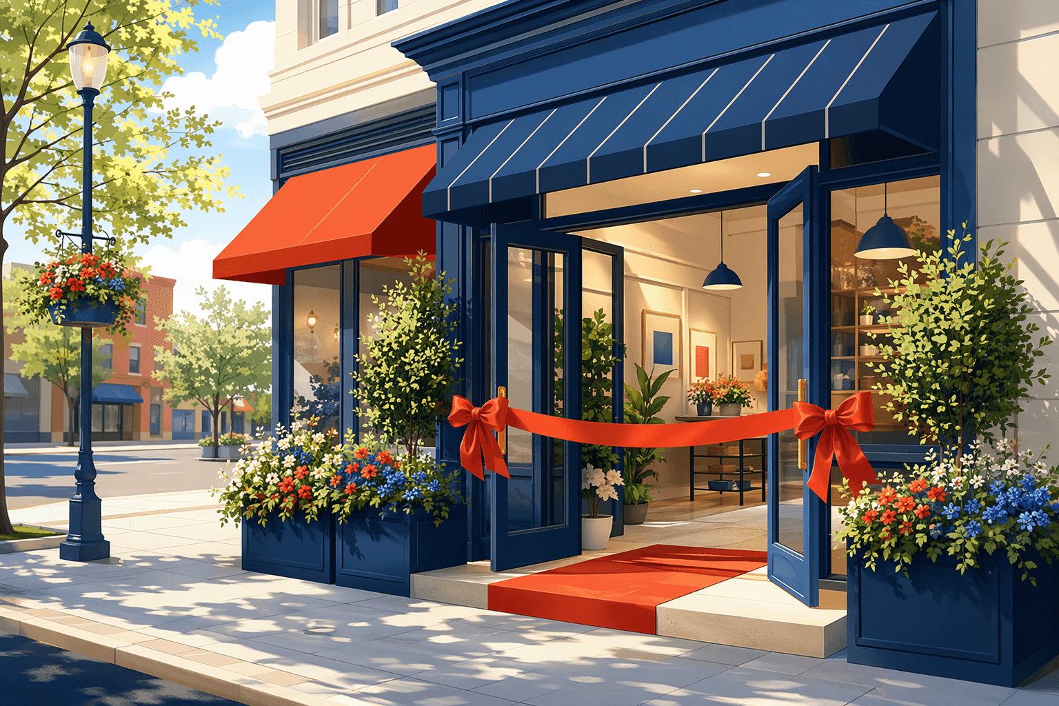 New Business Opening - illustration, Jake Team LLC