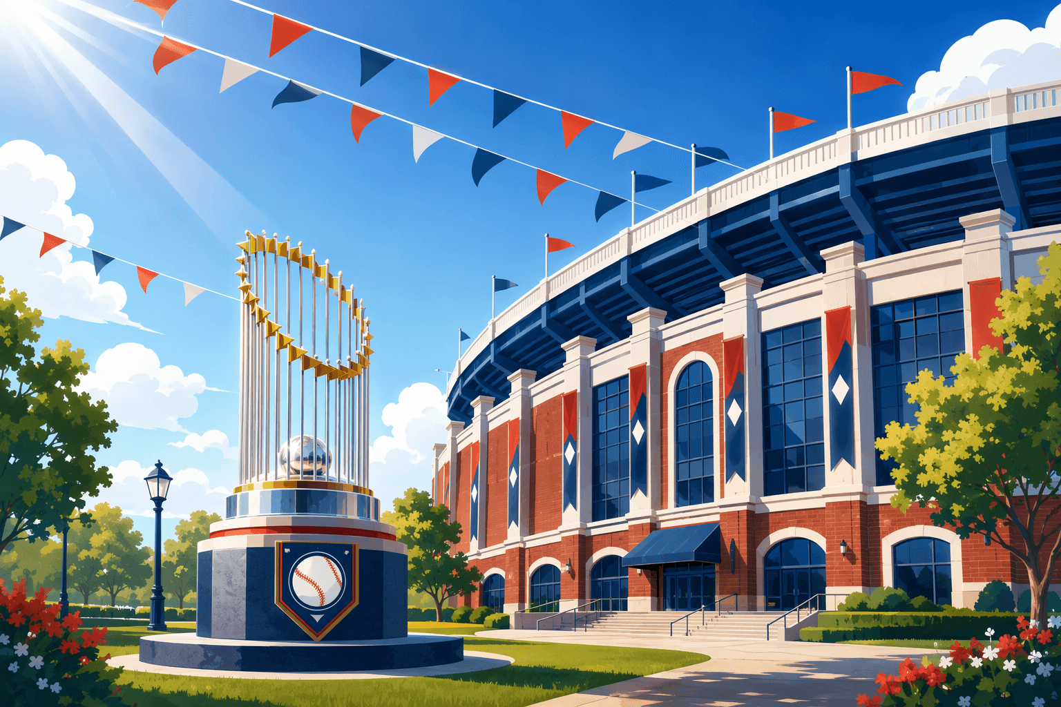 Baseball Victory - illustration, Jake Team LLC