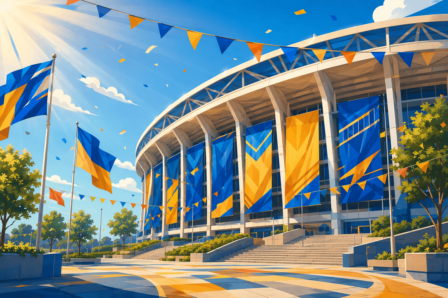 Victory Celebration - illustration, Jake Team LLC