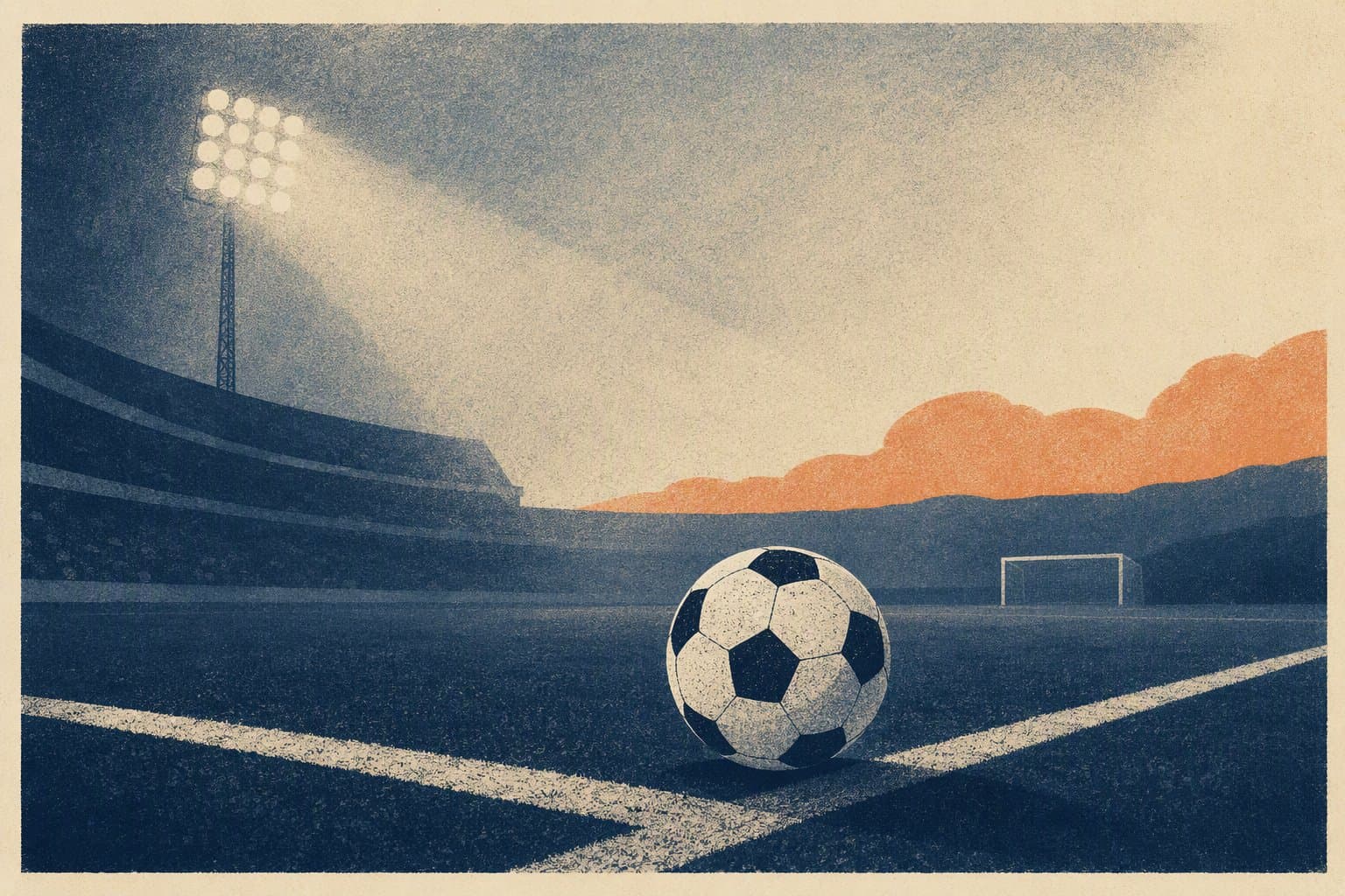 soccer draw - illustration, Jake Team LLC
