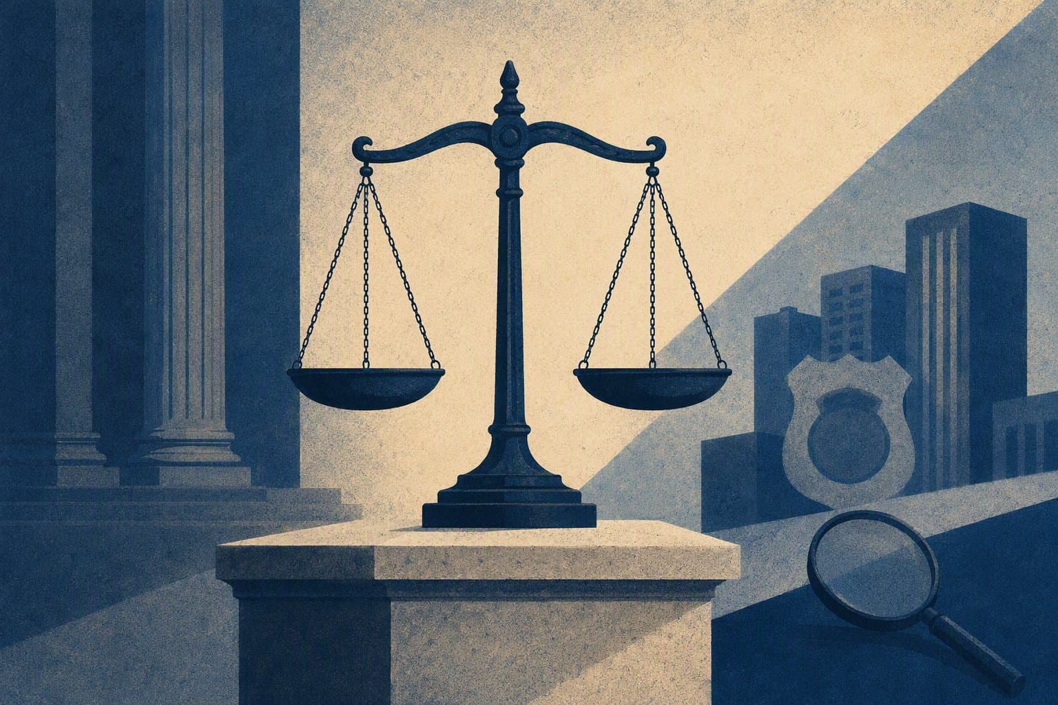 Police accountability inquiry - illustration, Jake Team LLC
