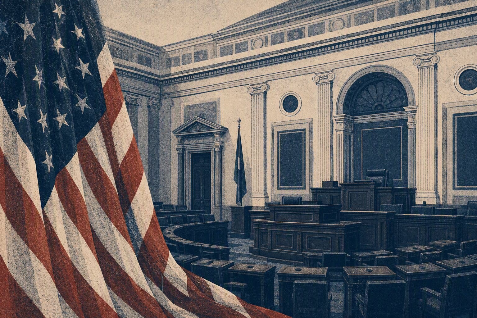 Political Convention Support - illustration, Jake Team LLC