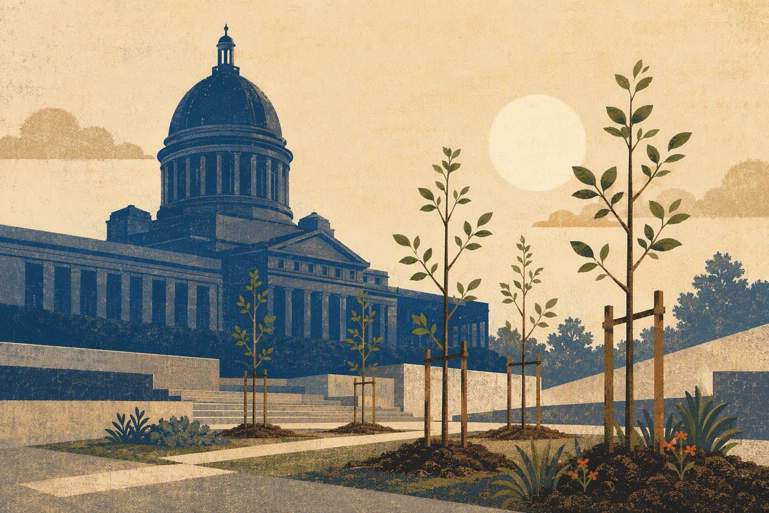 Civic tree initiative - illustration, Jake Team LLC
