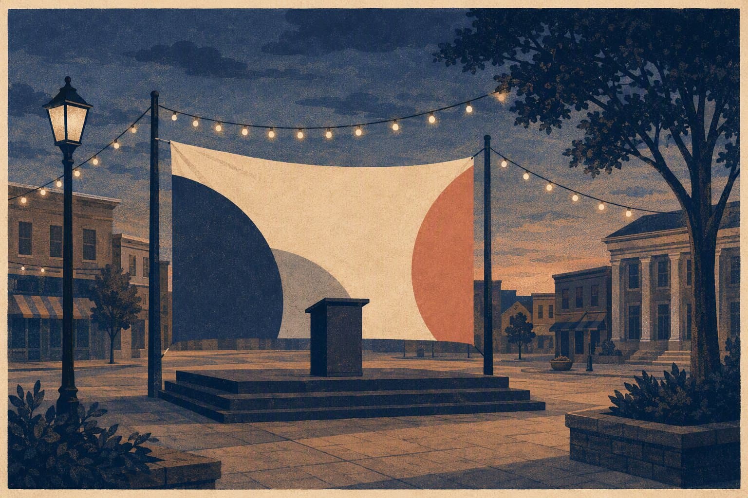 Political Gathering - illustration, Jake Team LLC