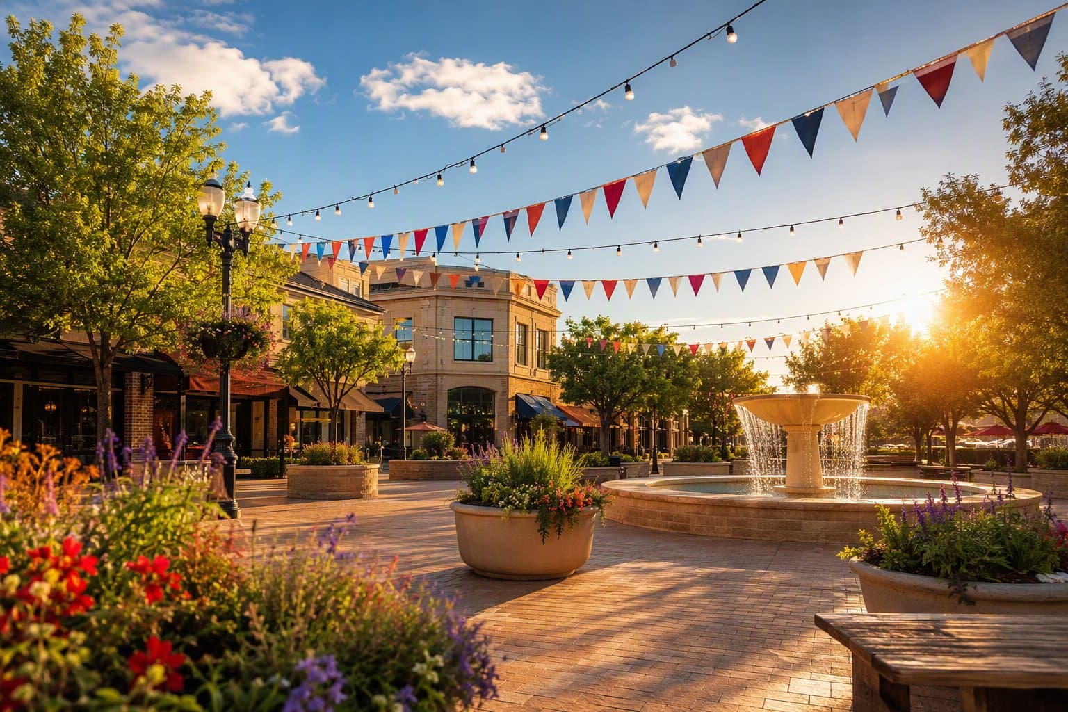 Dallas town square exhibit - illustration, Jake Team LLC
