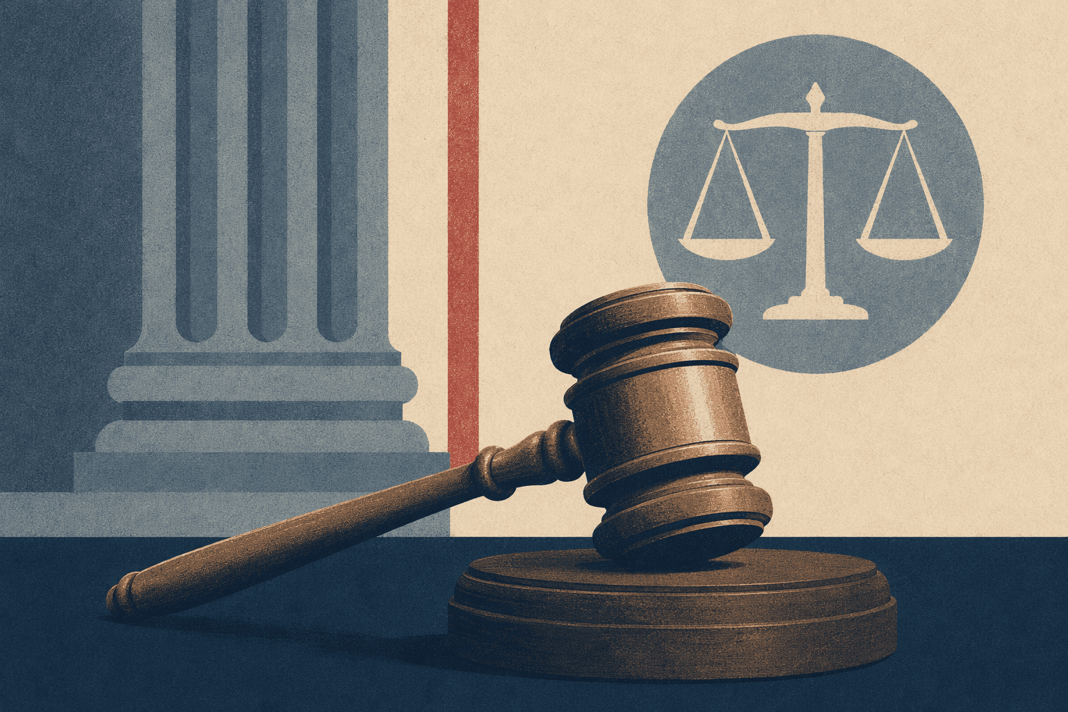 Justice and Law Enforcement - illustration, Jake Team LLC