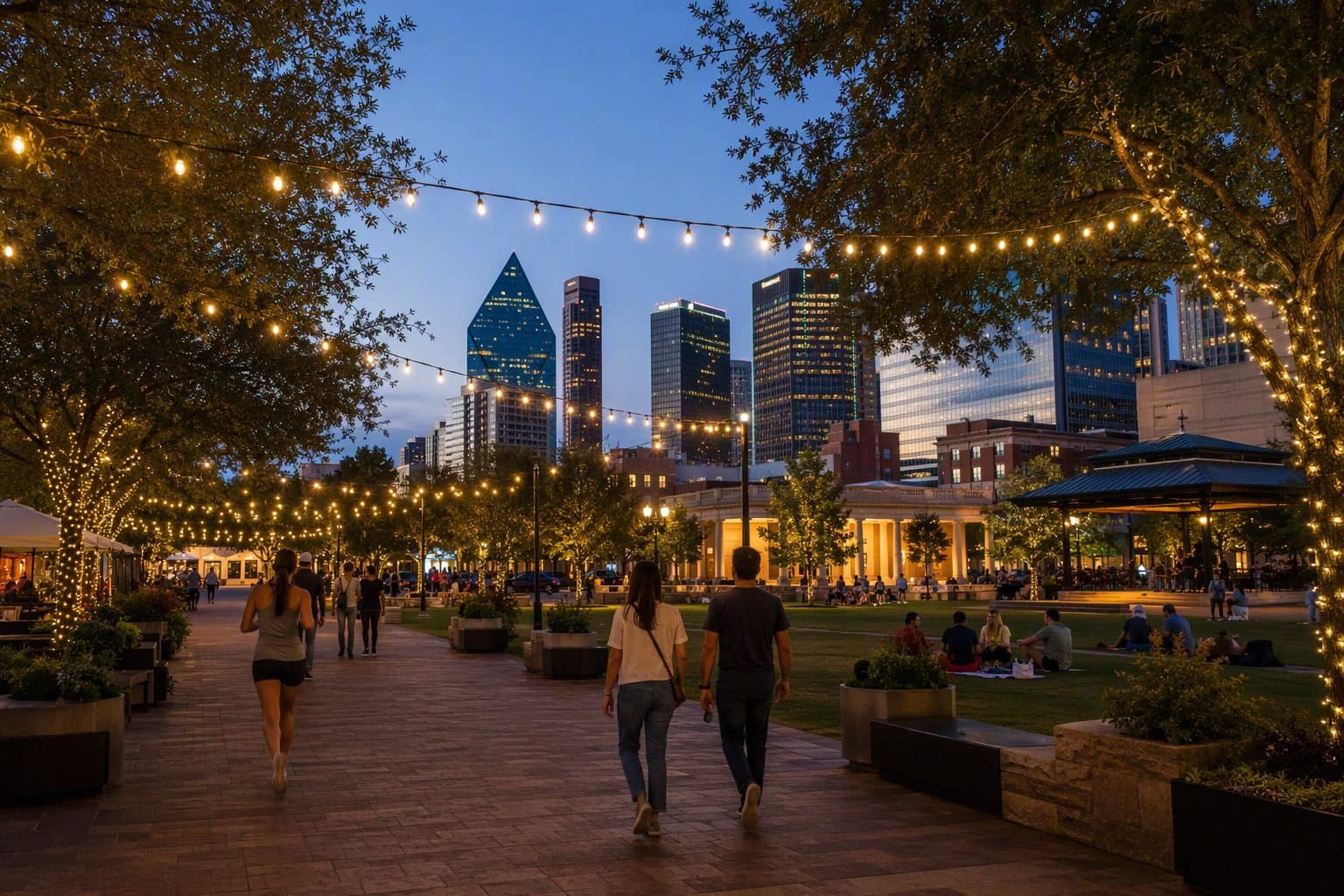 Dallas community resilience - illustration, Jake Team LLC