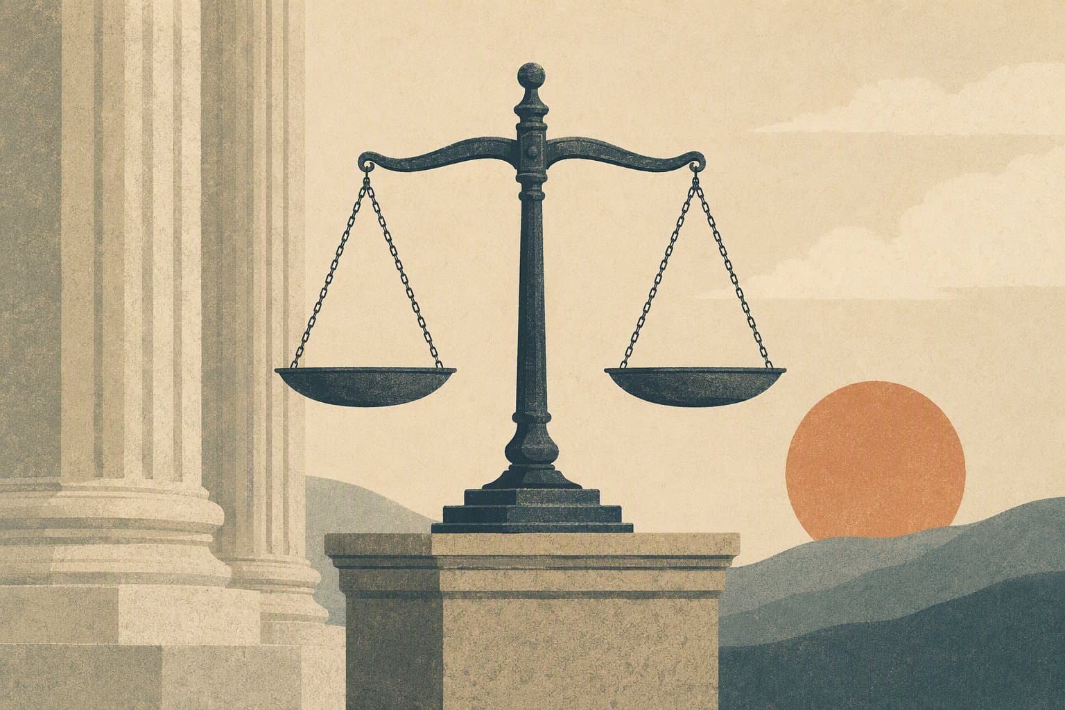 Justice Scales - illustration, Jake Team LLC