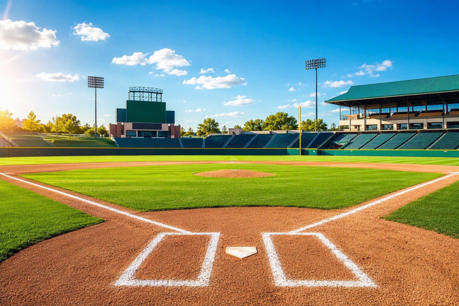 baseball stadium - illustration, Jake Team LLC