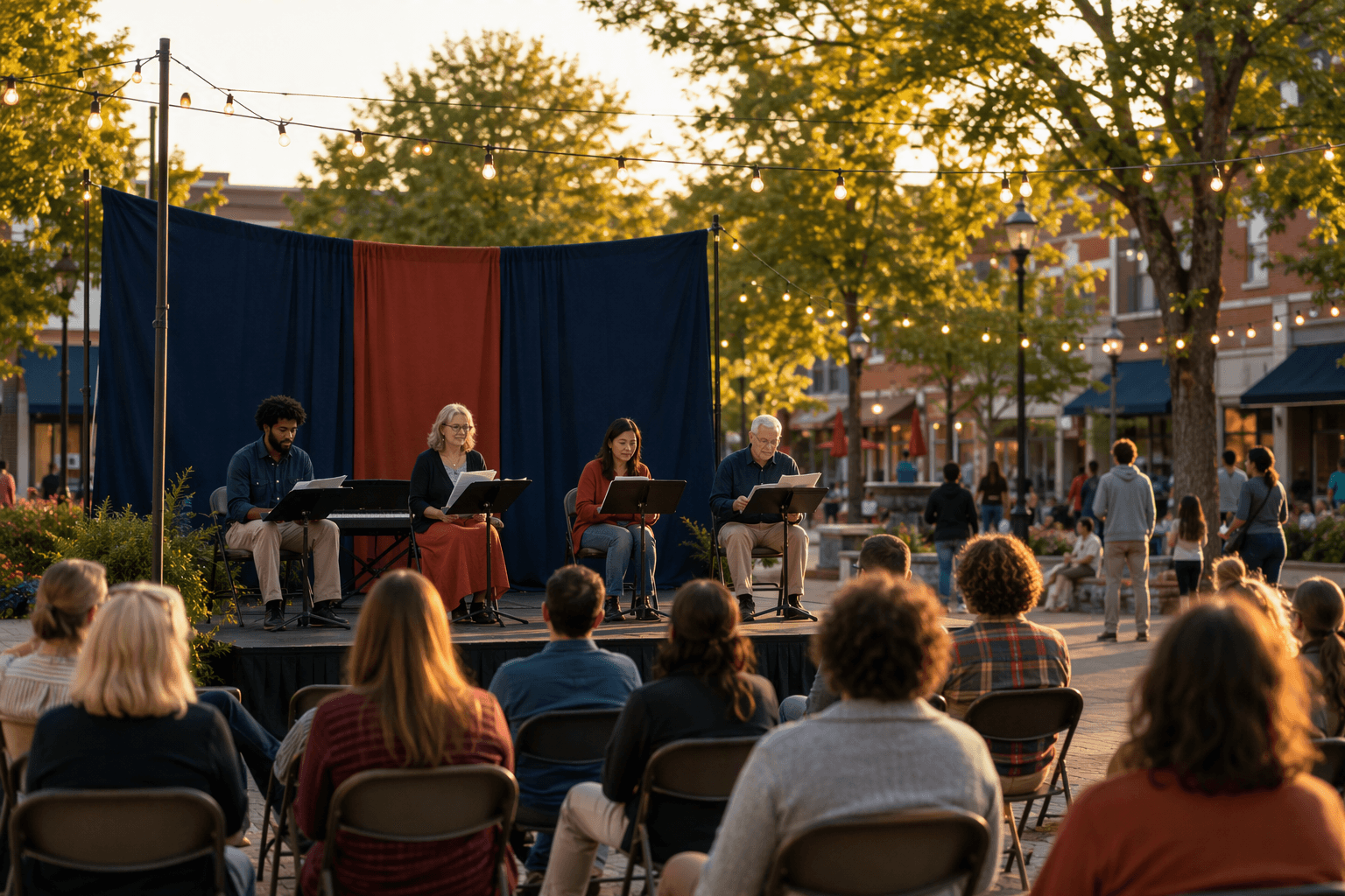 New Musical Readings - illustration, Jake Team LLC
