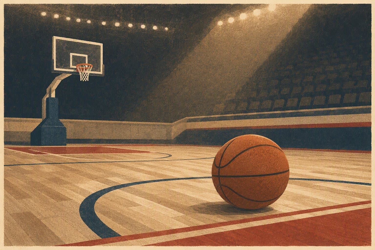 Overtime basketball - illustration, Jake Team LLC