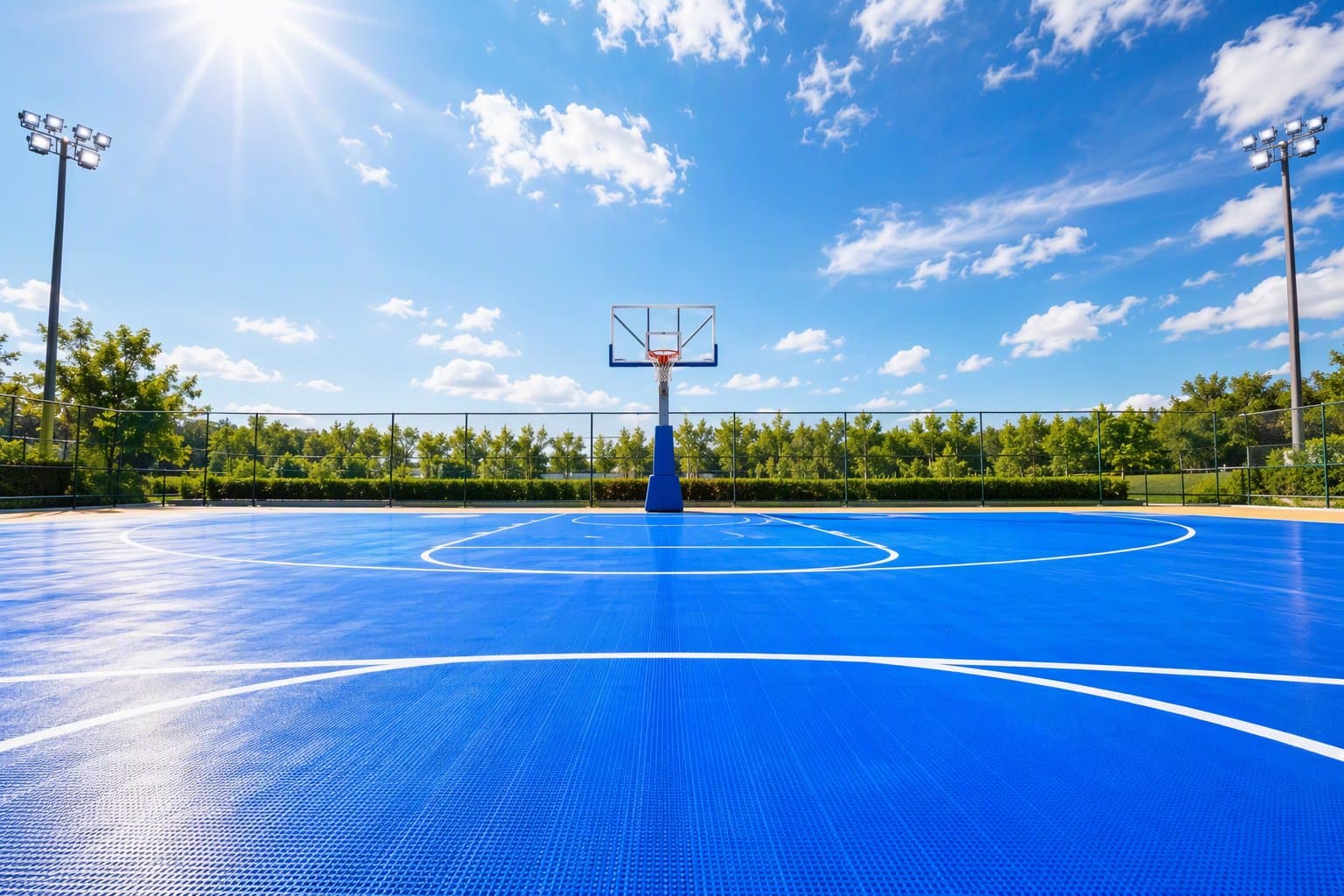 NBA Basketball Court - illustration, Jake Team LLC