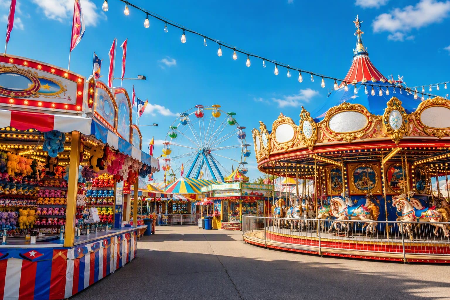 State Fair Midway - illustration, Jake Team LLC