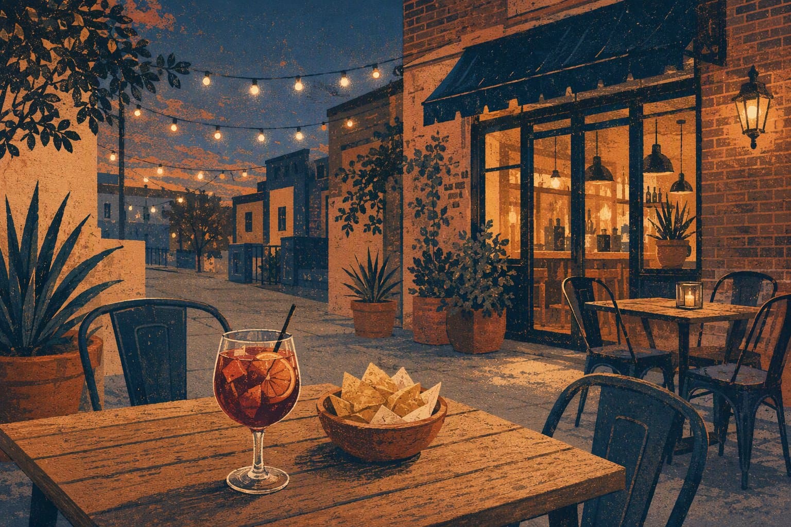 Dallas dining legacy - illustration, Jake Team LLC