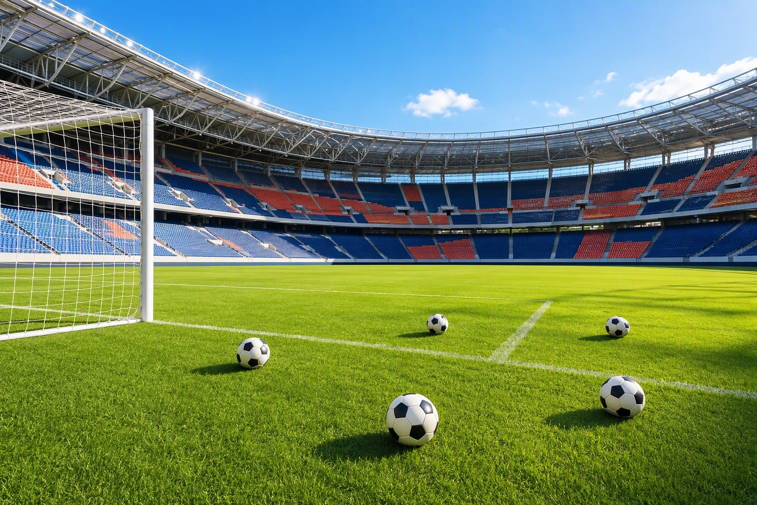 Five-Goal Soccer Match - illustration, Jake Team LLC