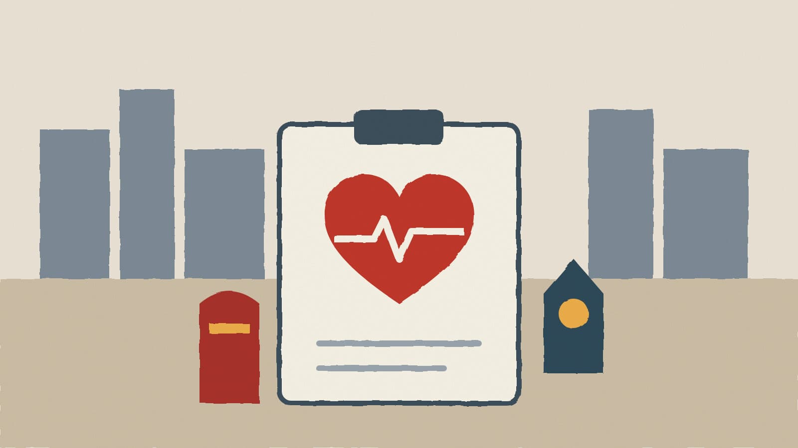 City worker health benefits - illustration, Jake Team LLC