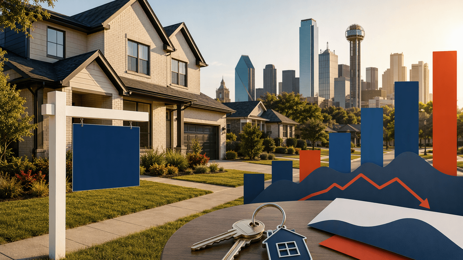 Dallas housing market. Illustration: Jake Team LLC
