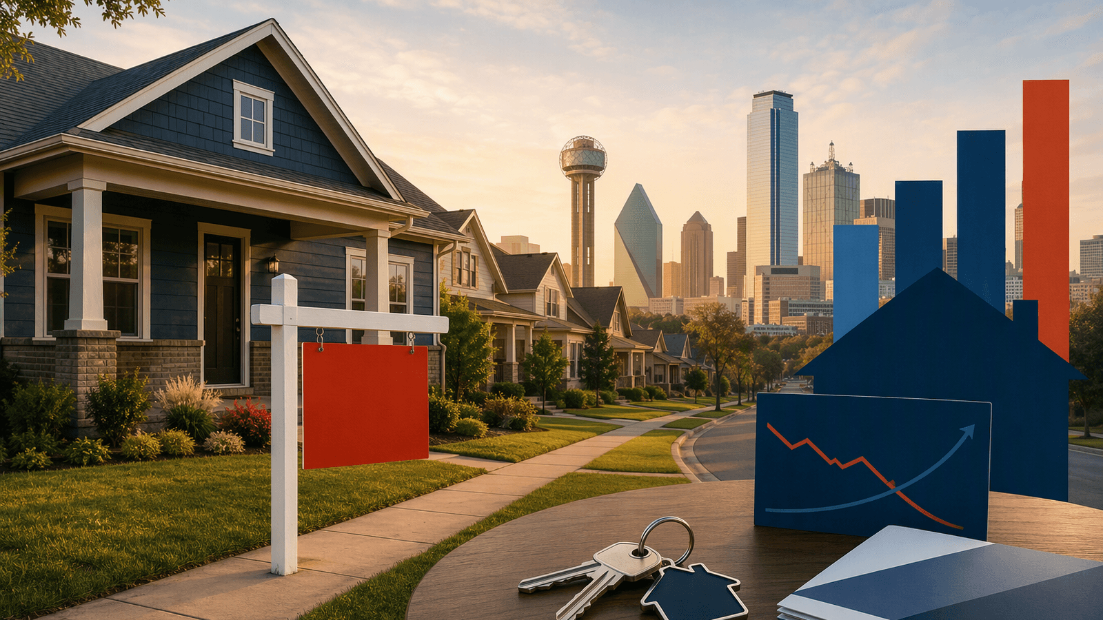 Dallas housing market. Illustration: Jake Team LLC