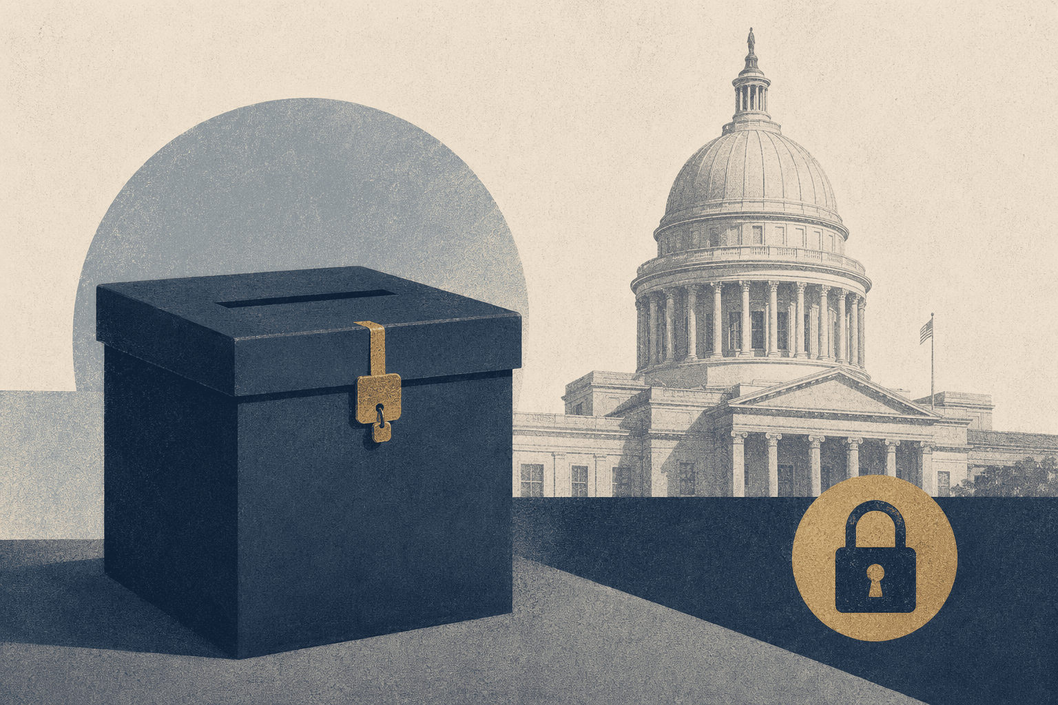 Election security - illustration, Jake Team LLC