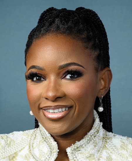 Official congressional portrait of Jasmine Crockett (public domain)
