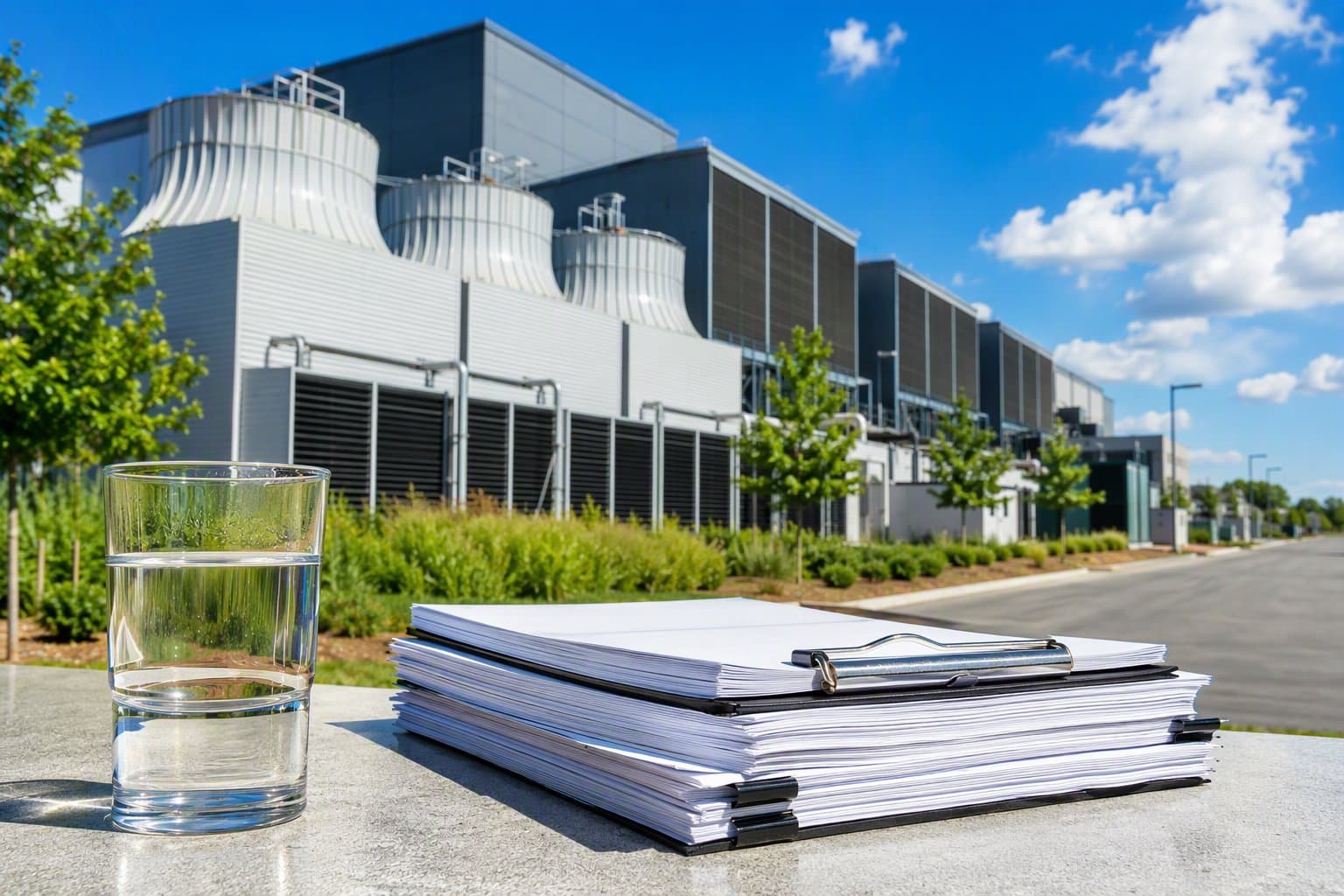 Data Center Water Audit - illustration, Jake Team LLC
