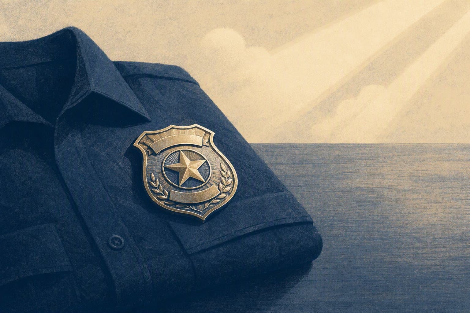 Police memorial - illustration, Jake Team LLC
