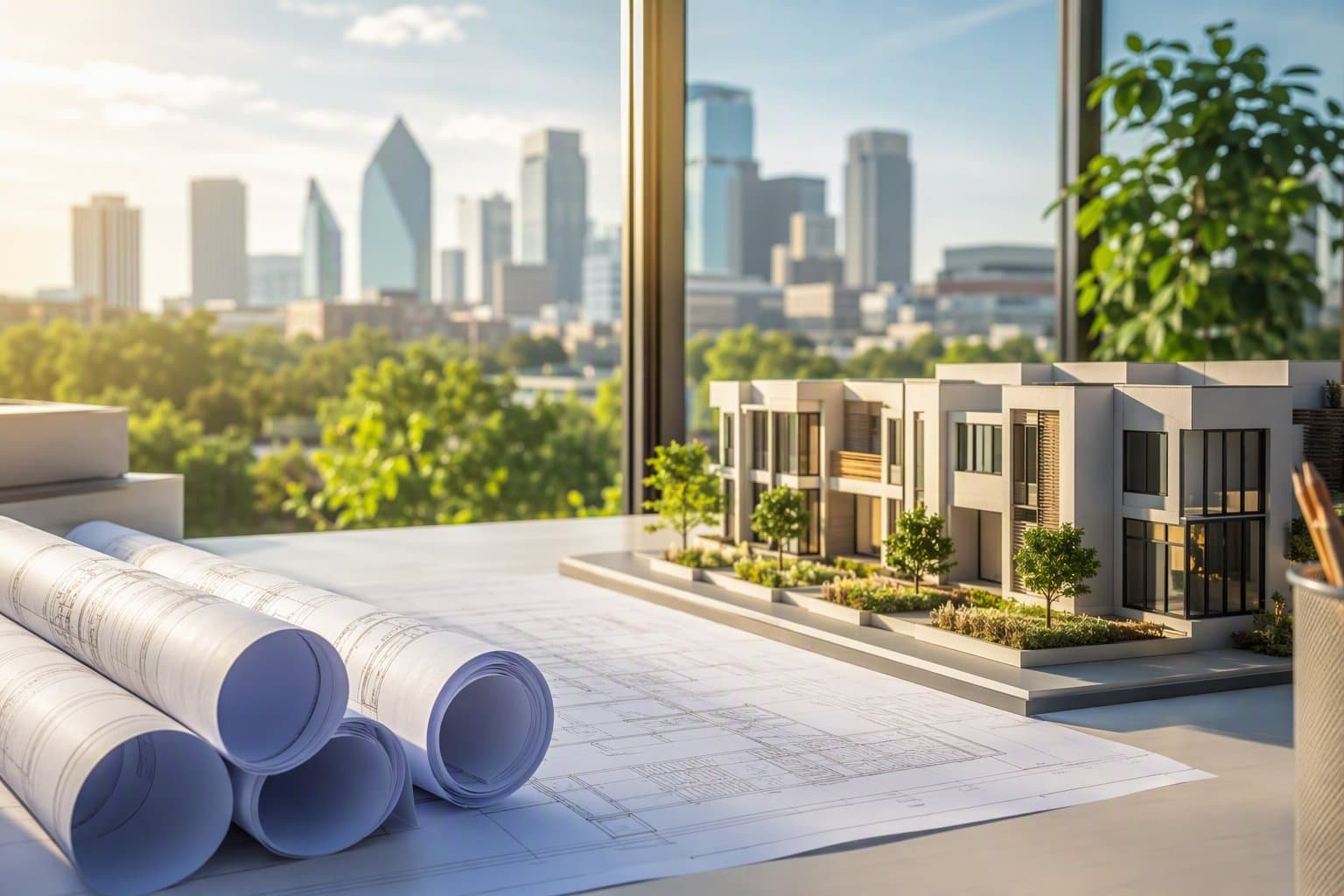 Dallas affordable housing plans - illustration, Jake Team LLC